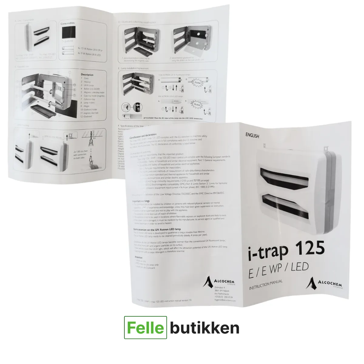 i trap 125 led – profesjonell takmontert insektfelle for flygende insekter i trap 125 led – profesjonell takmontert insektfelle for flygende insekter