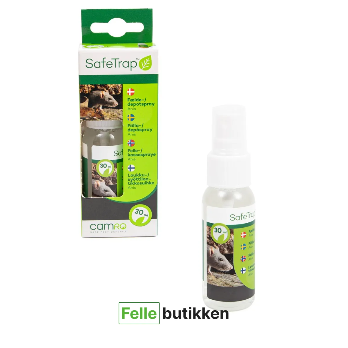 safetrap lokkespray med anis for mus og rotter – 30 ml safetrap lokkespray med anis for mus og rotter – 30 ml