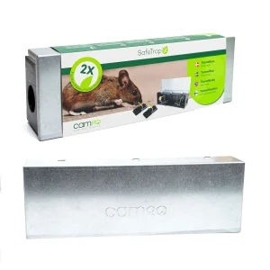 safetrap tunnelbox for mus – felleboks med 2 musefeller